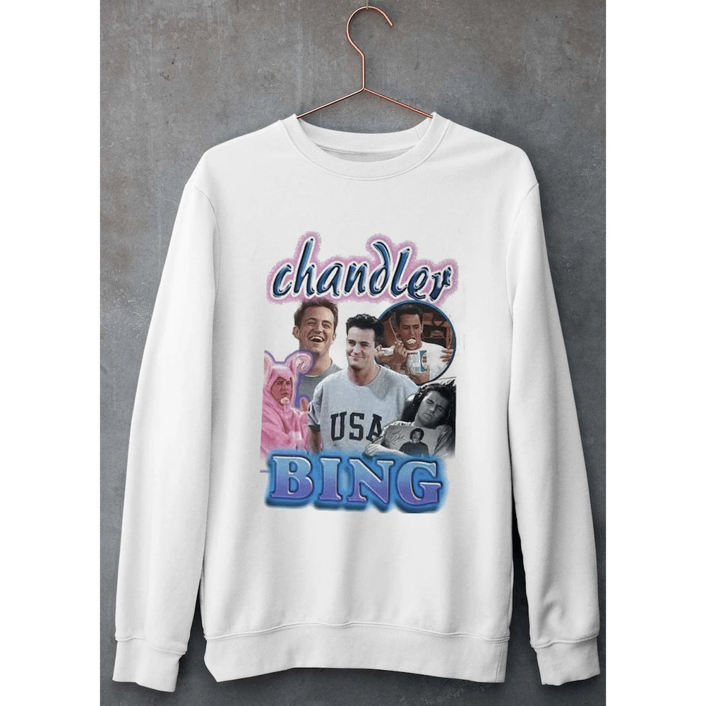 Friends Chandler Bing Graphic Unisex TV Show Fan Sweatshirt
